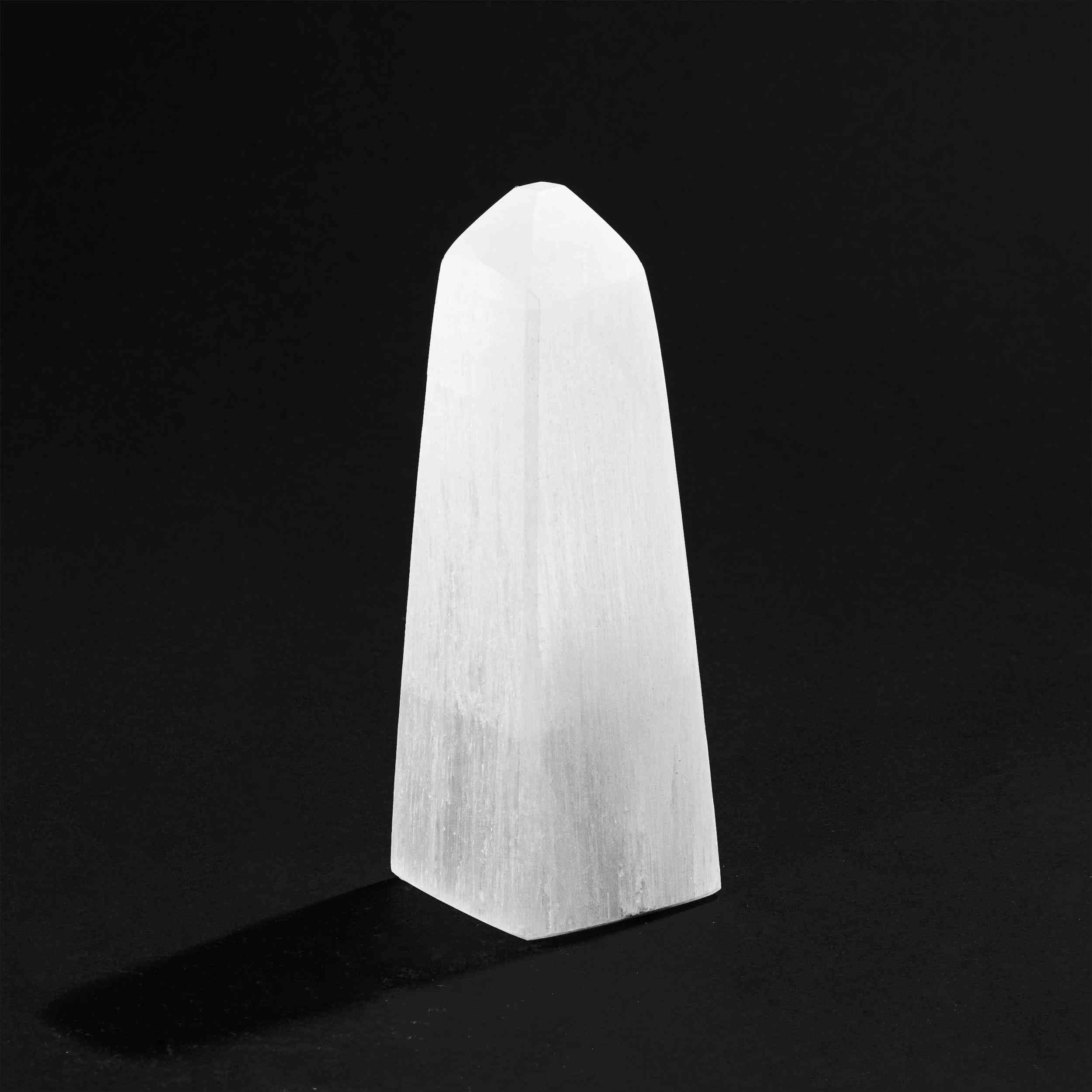 NKlaus HEALING CRYSTALS Selenit-Obelisk 10 cm 1 Stück