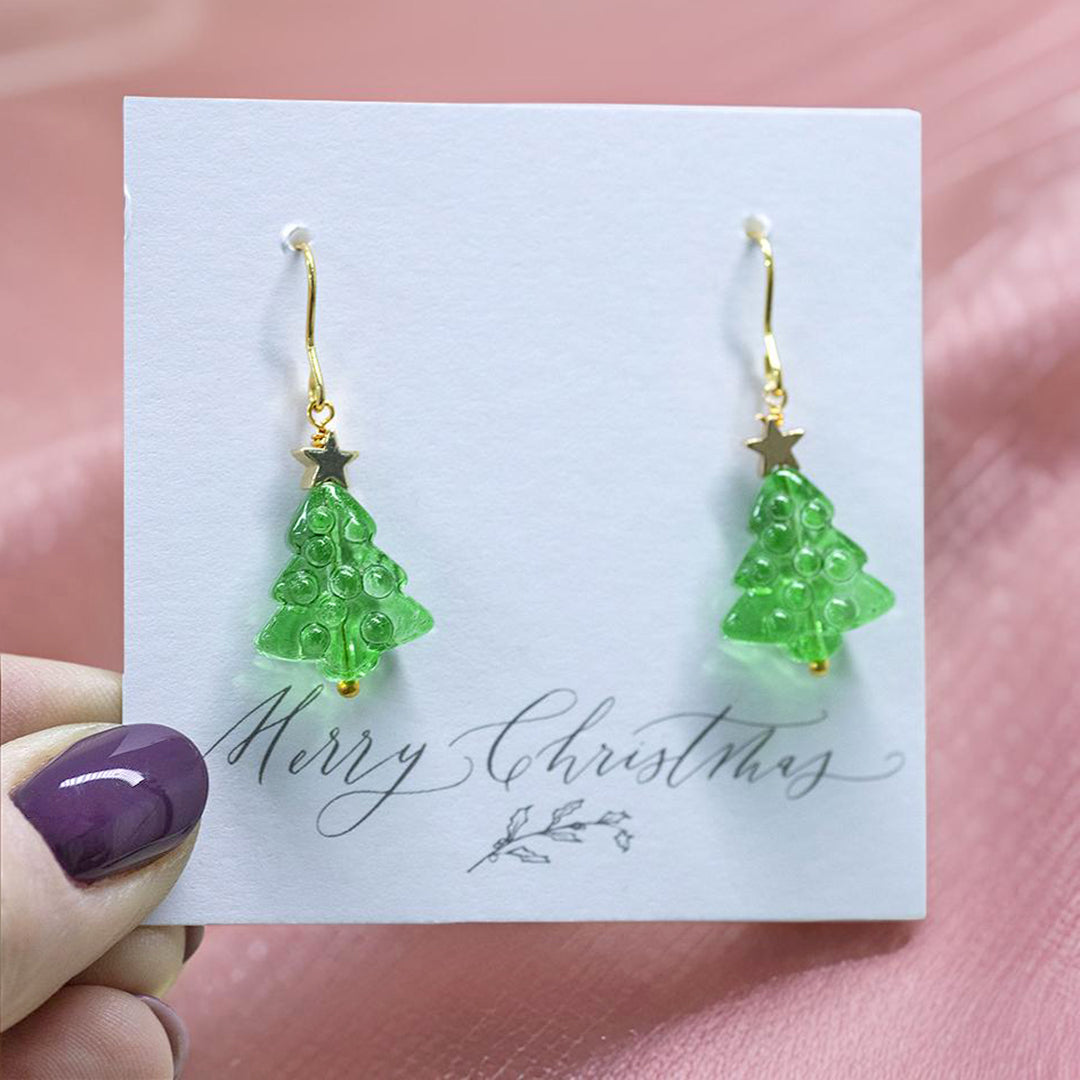Joy by Corrine Smith Christmas Tree Ohrringe Silber