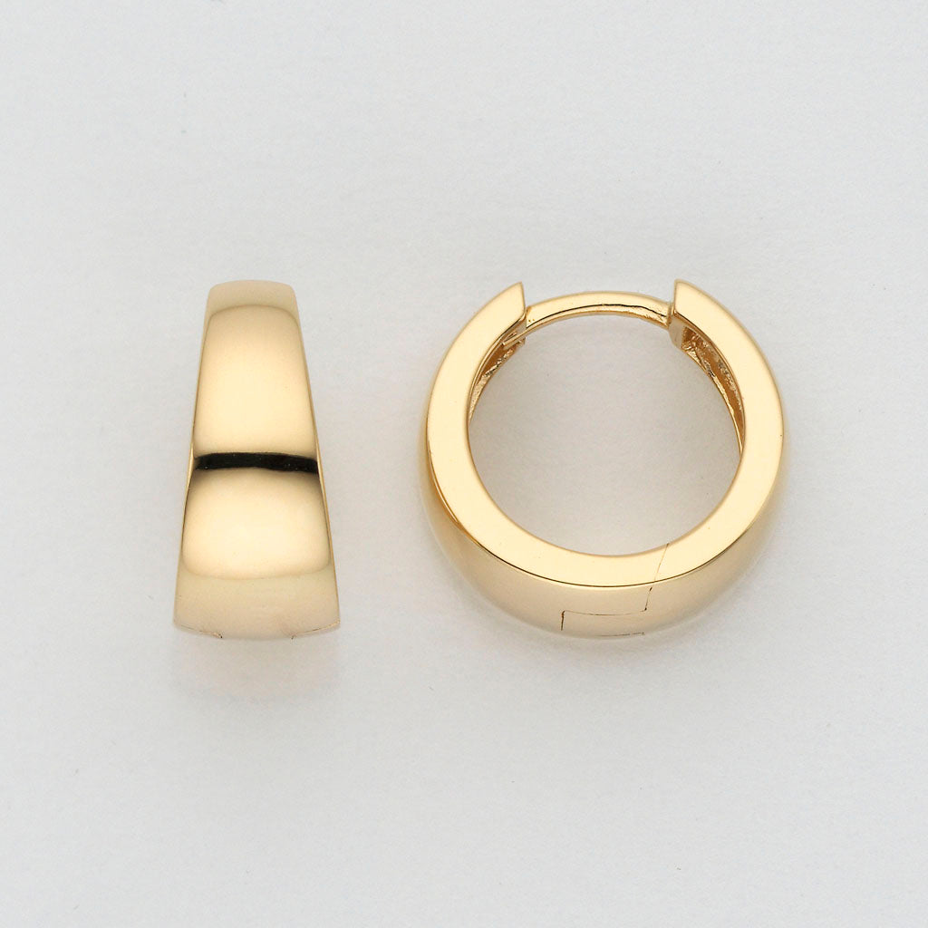 Eugen Rühle 80.7888 Creolen Ohrschmuck 750 Gold 6,7x14,9mm