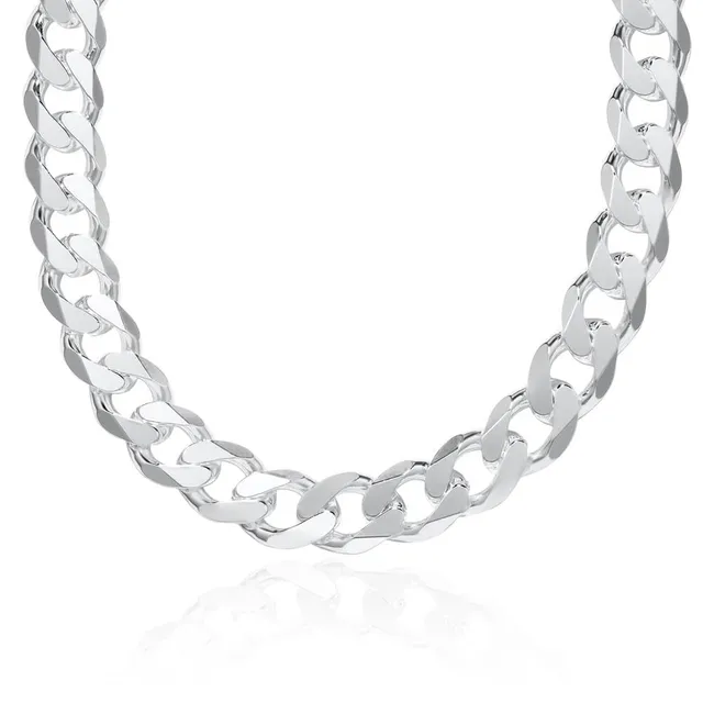 JEWLIX Panzerkette PK0120 Halskette 925 Silber 55 cm