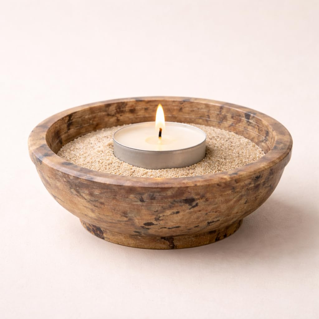 NKlaus HOME SCENTS Räucherschale Speckstein 8cm