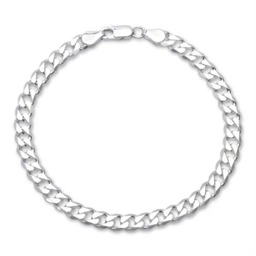 JEWLIX Panzerarmbänder PA0060 Armband Silber 19cm 6mm