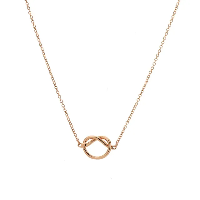 Joy by Corrine Smith Friendship Knot Halskette Roségold