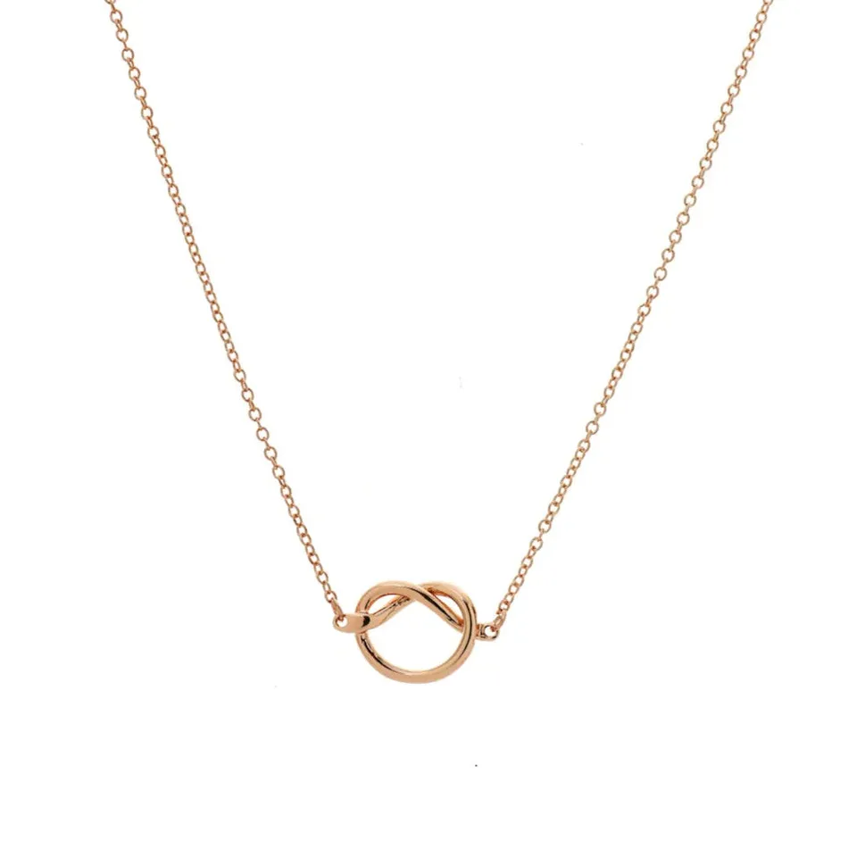 Joy by Corrine Smith Friendship Knot Halskette Roségold