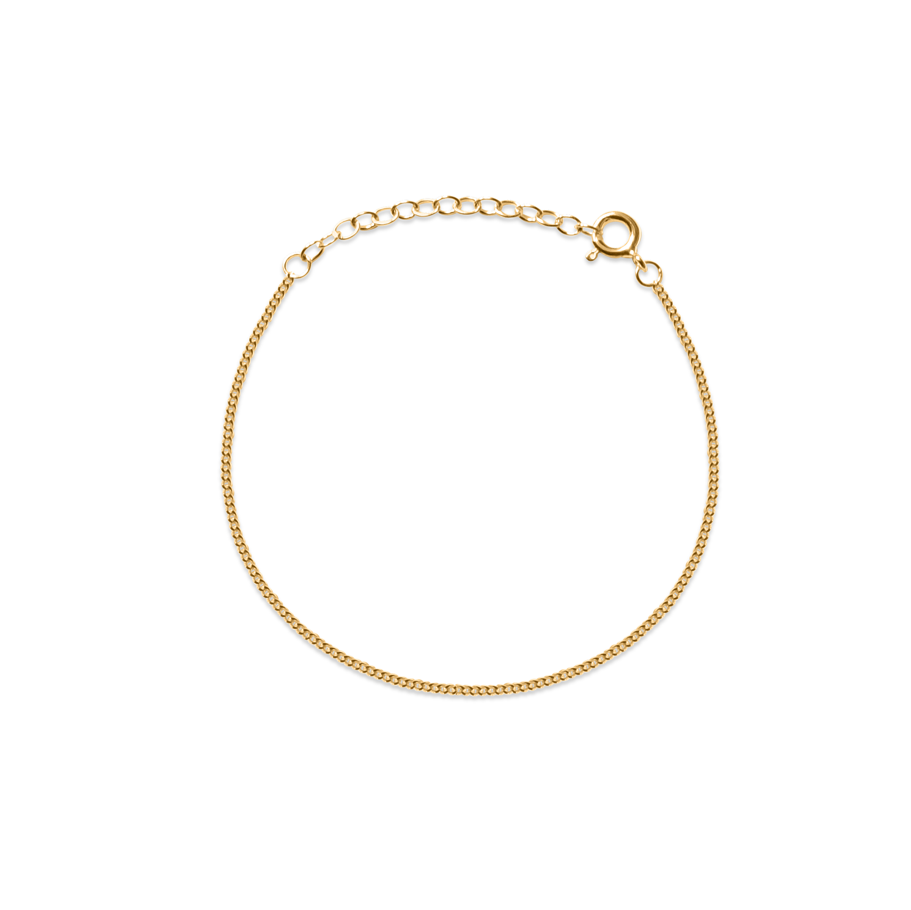 Stilnest Panzer Armband 925 Silber Gold Vermeil Karabiner