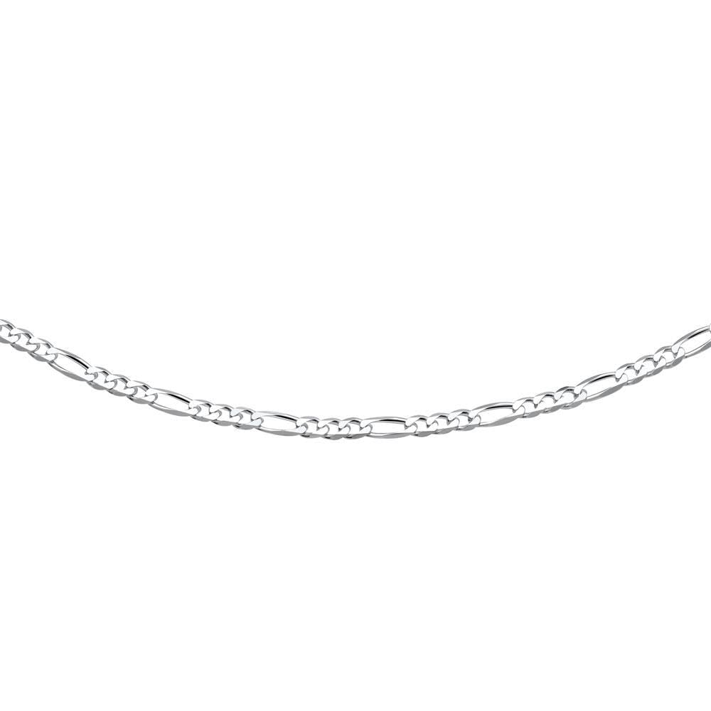 JEWLIX Figaroketten FK0035 Halskette 925 Silber 60 cm 3,5 mm