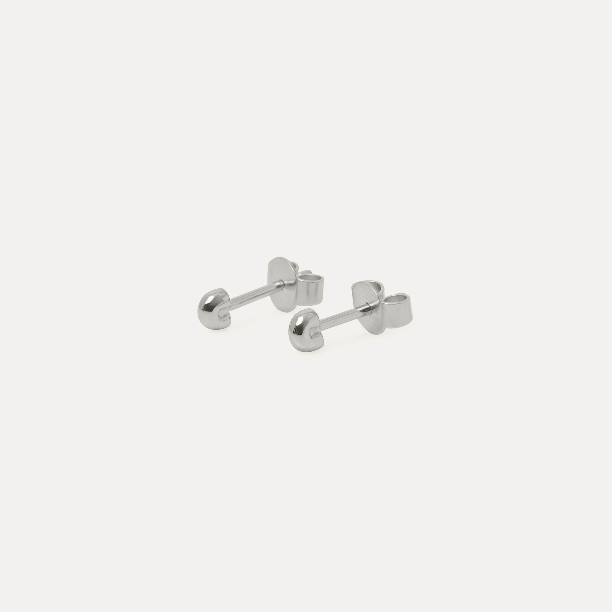 Stilnest Tube Ohrstecker Ohrringe 24k Gold Vermeil minimalistisch
