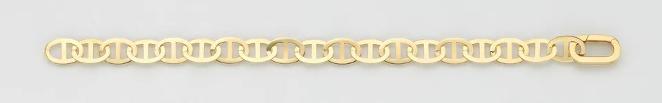 Eugen Rühle Fantasiekette 8,5mm Halskette 45cm 585 Gelbgold