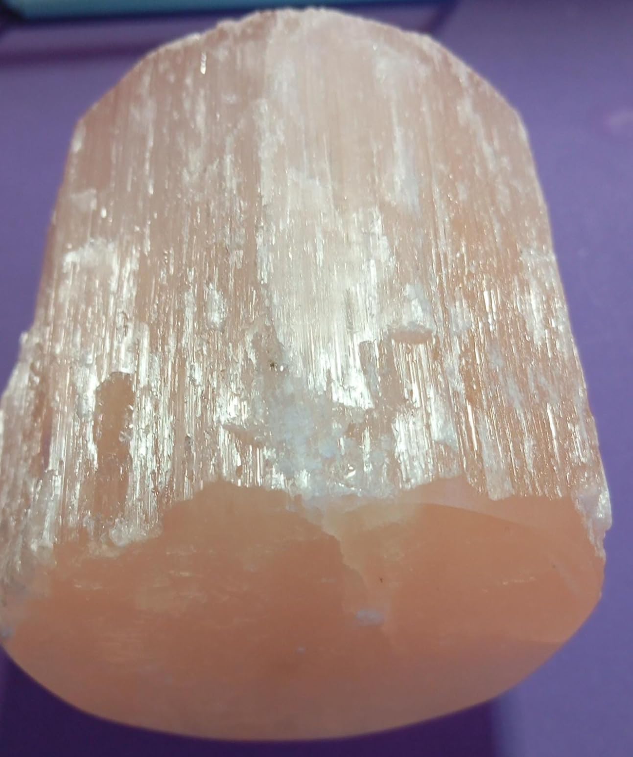 NKlaus Healing Crystals Selenit Teelichthalter rund 8cm