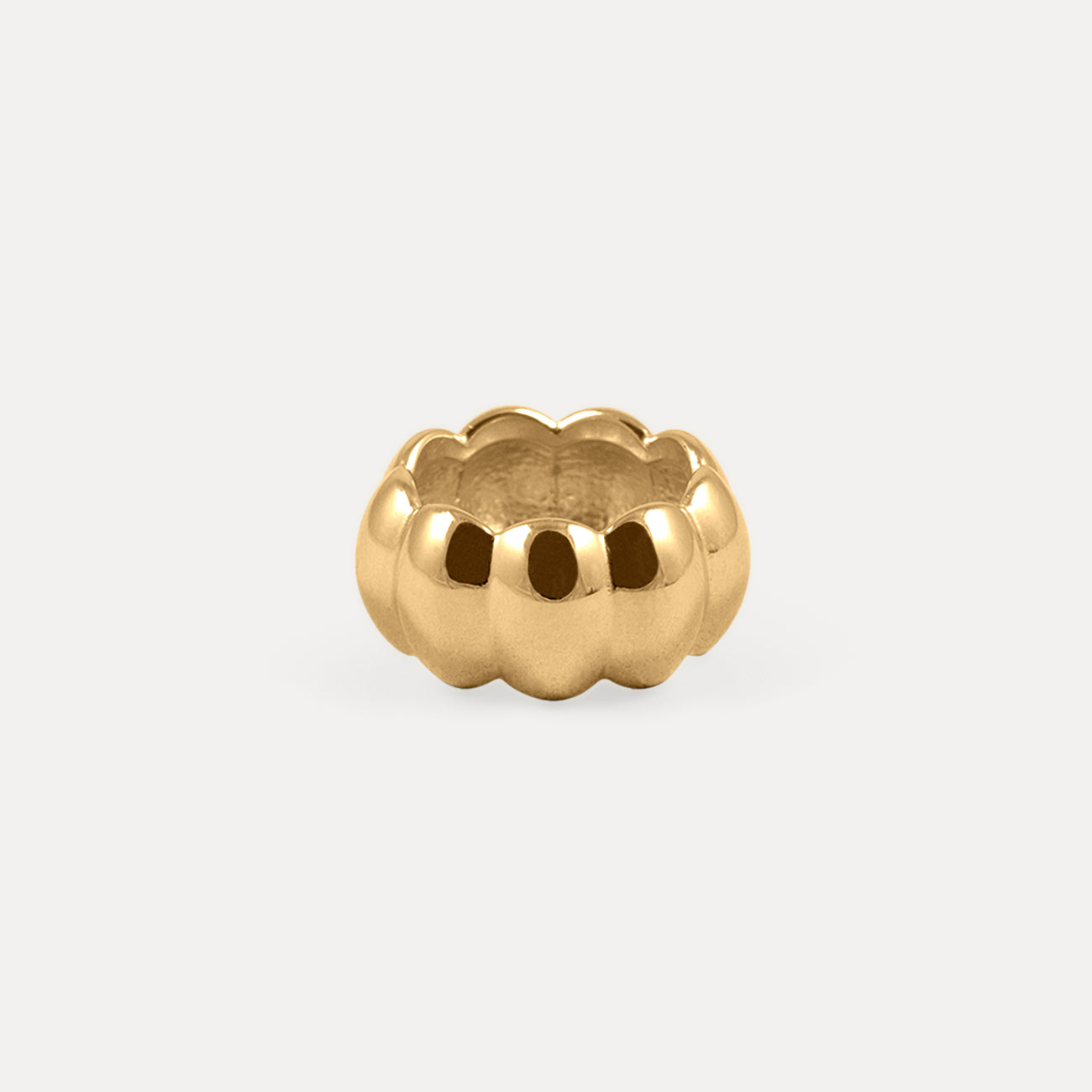 Stilnest Eden Citrus Ring 24k Vermeil 11 mm Statement