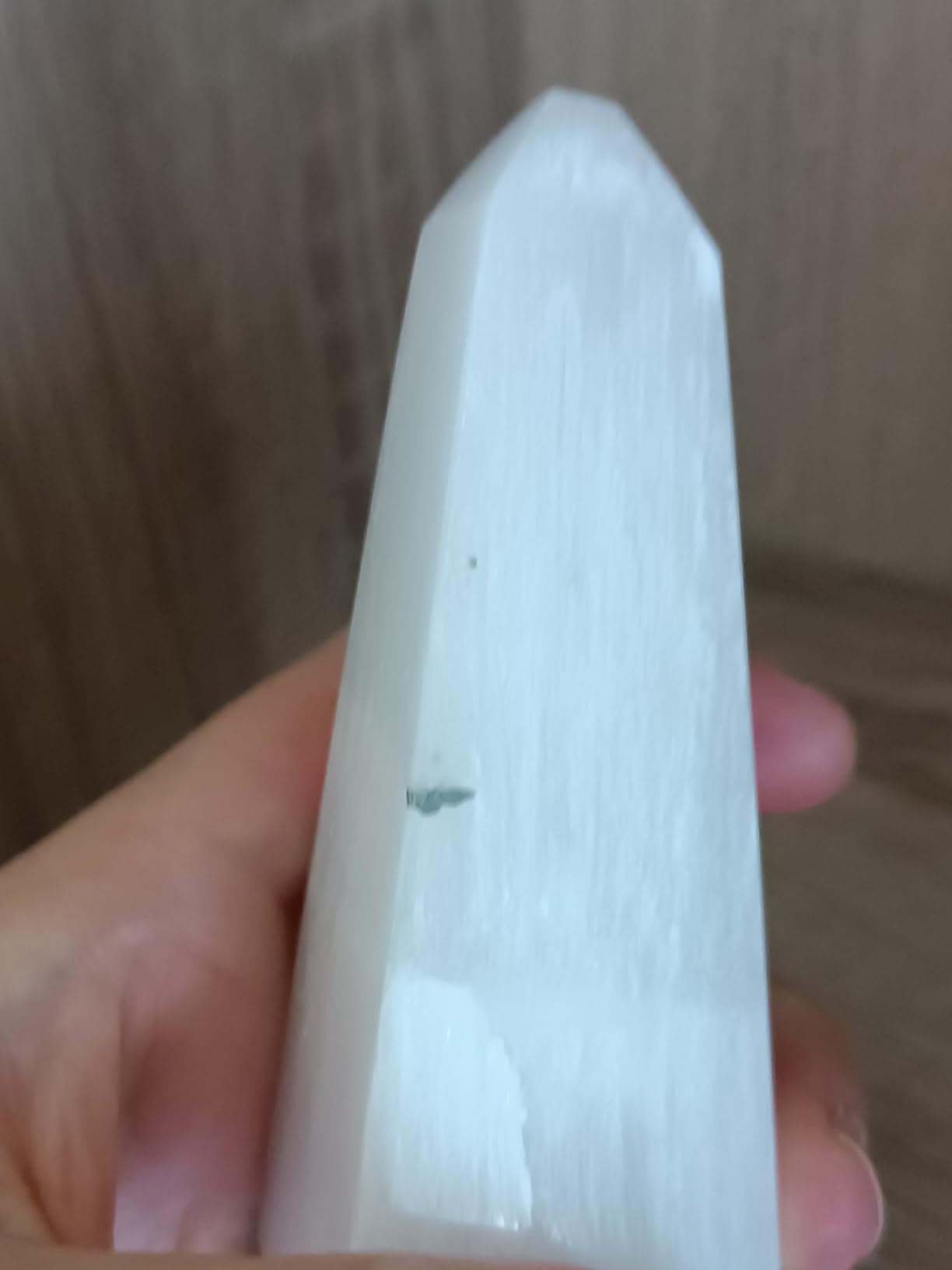 NKlaus HEALING CRYSTALS Selenit-Obelisk 10 cm 1 Stück