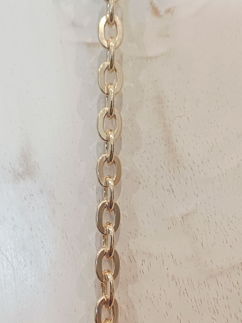 Alevá Bijoux Gilda White Sparkle Halskette Gold