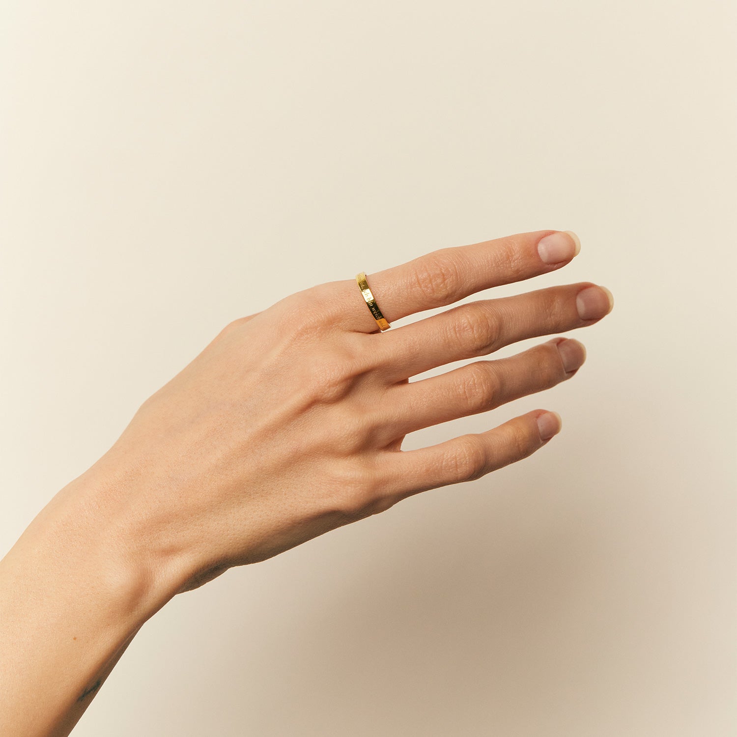 Stilnest Soft Revolution Ring 585 Gold 14k Fairtrade