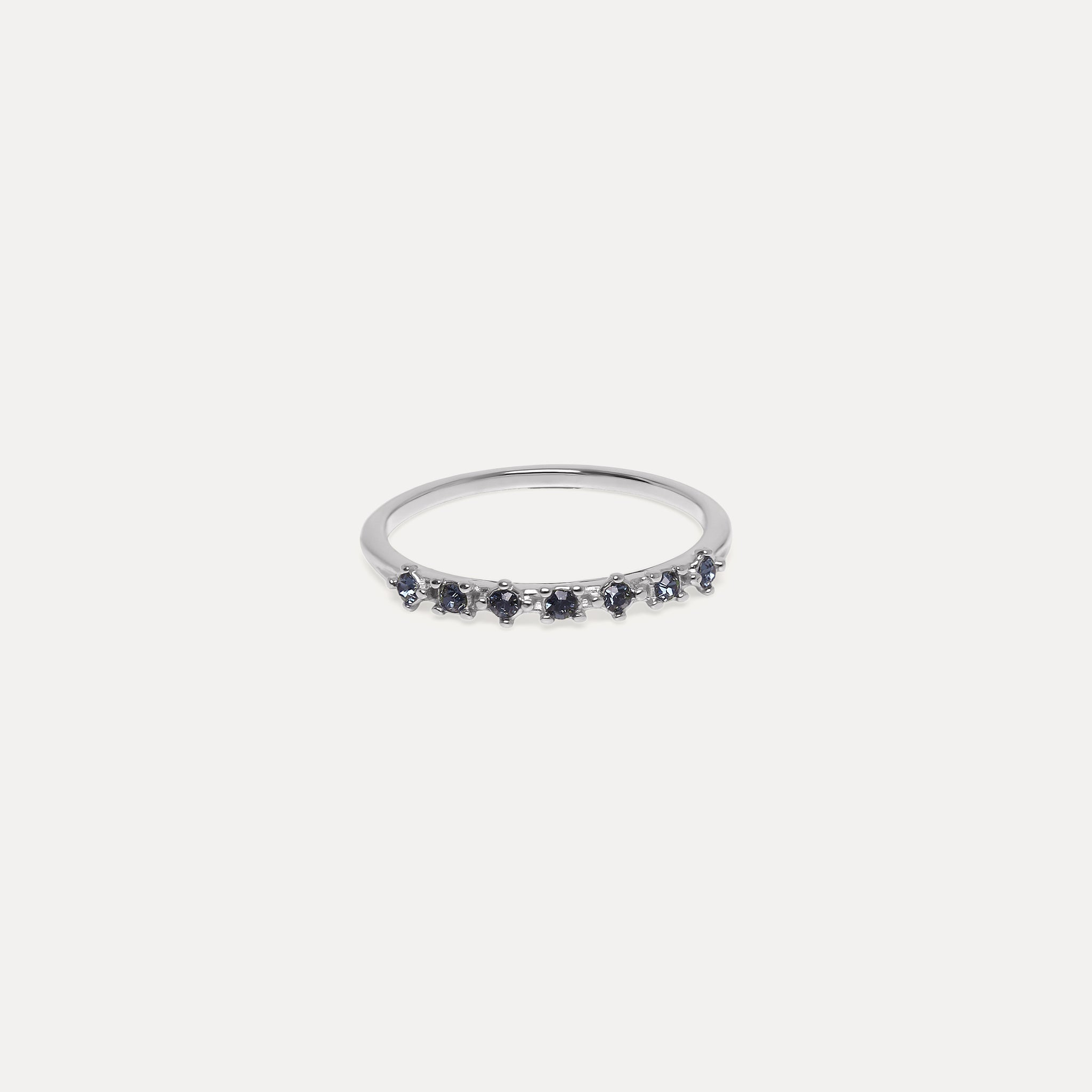 Stilnest Color Delight Ring Blaue Kristalle Gold Vermeil