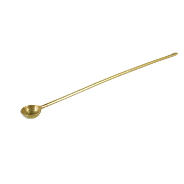 NKlaus HOME SCENTS Weihrauchlöffel Messing gold 17,5 cm