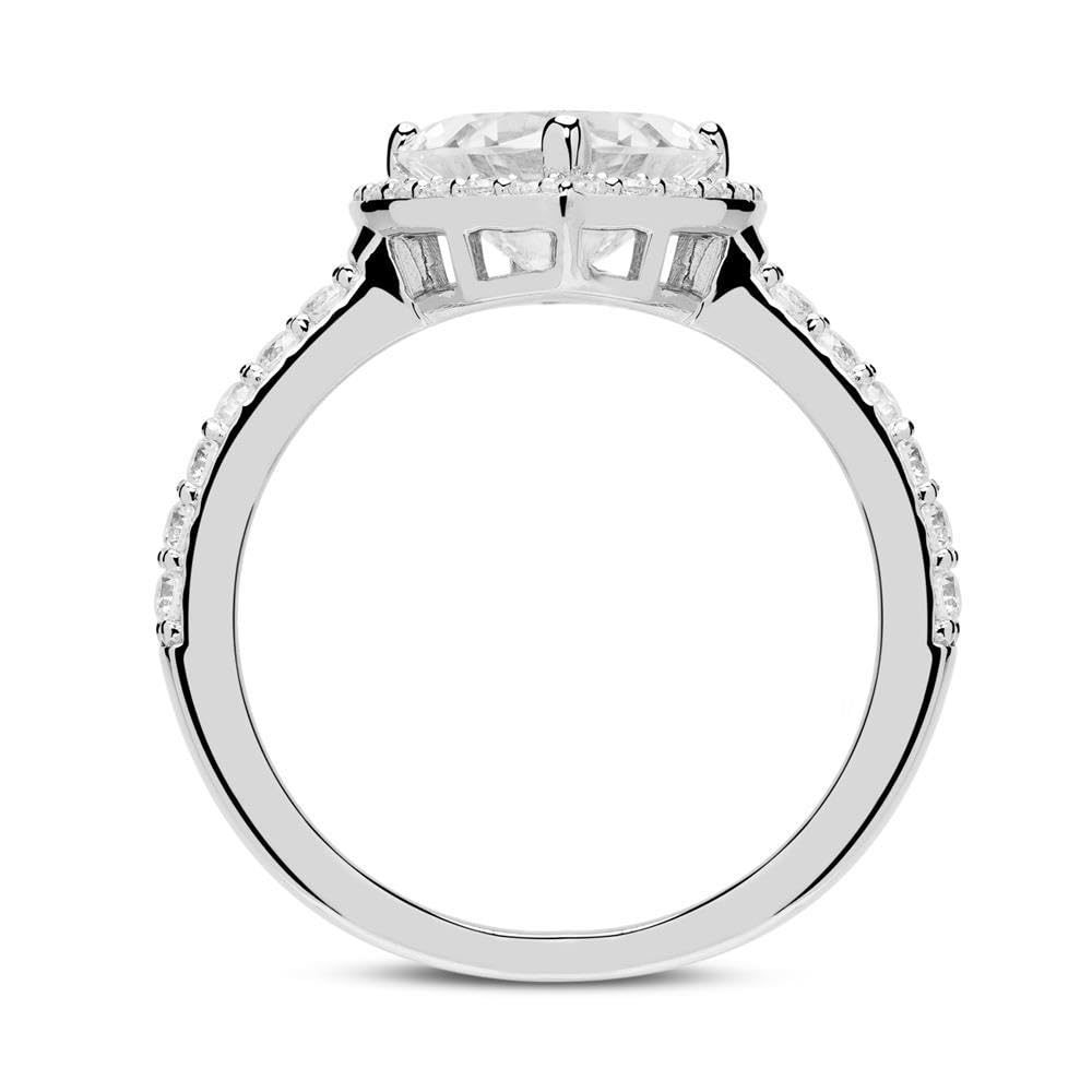 JEWLIX Herzring Silber Gr.56mm Zirkonia Sterlingsilber