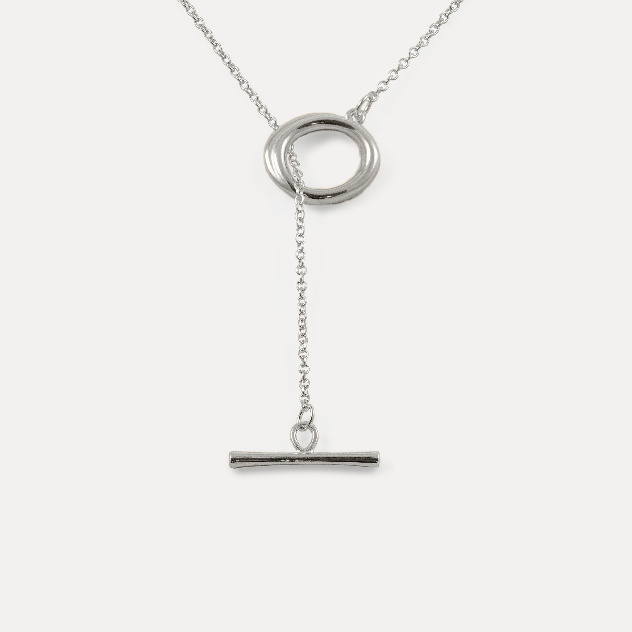 Stilnest Bonds Path Loop Lariat Kette 60cm Gold