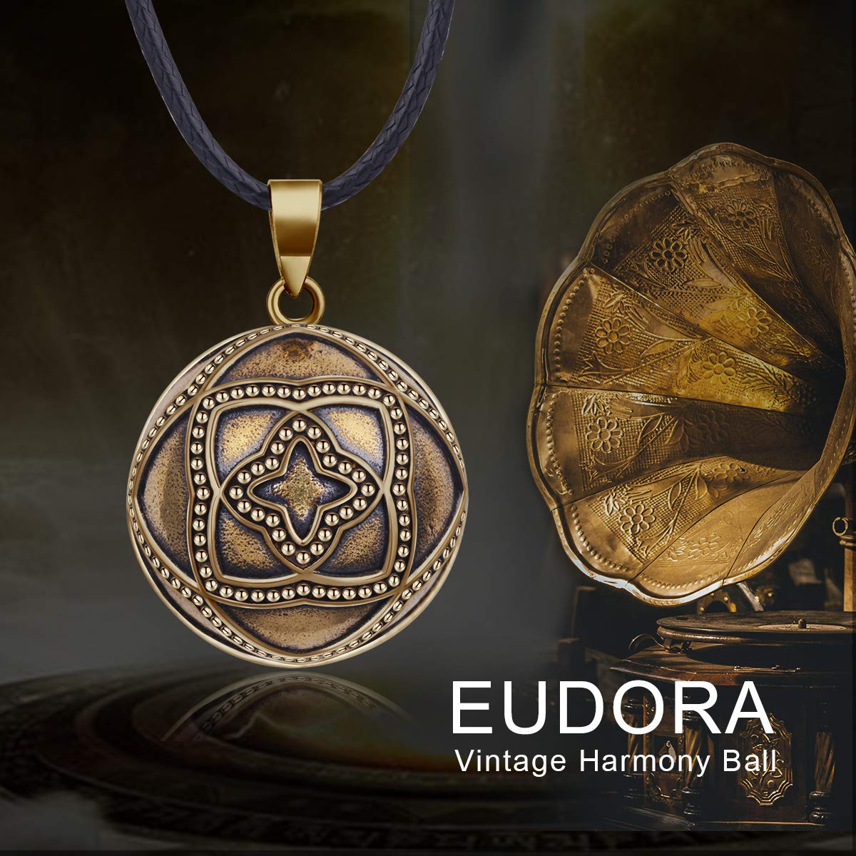 Eudora Harmony Bola Vintage Halskette Seil 114,3 cm Keltisch