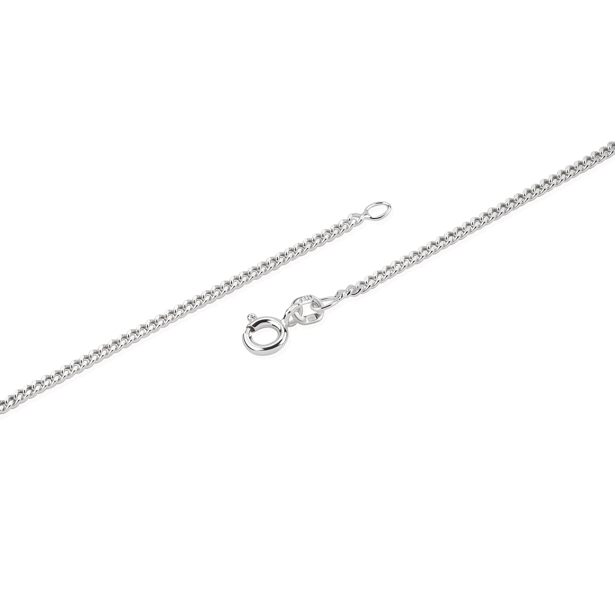 NKlaus JEWELLERY Panzerkette 925 Silber 60cm 2,1mm