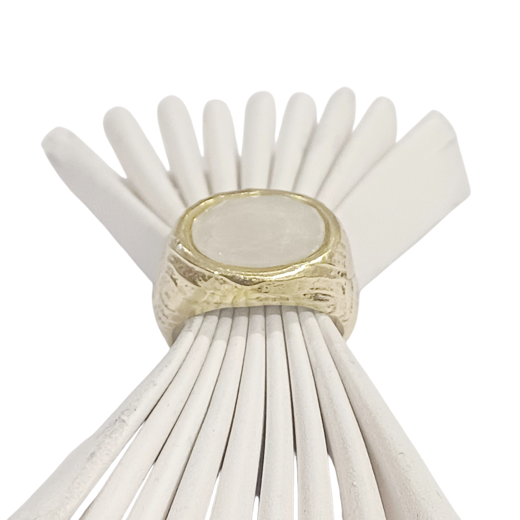 Alevá Bijoux Anelli Montecarlo Ring Bronze Quarz verstellbar