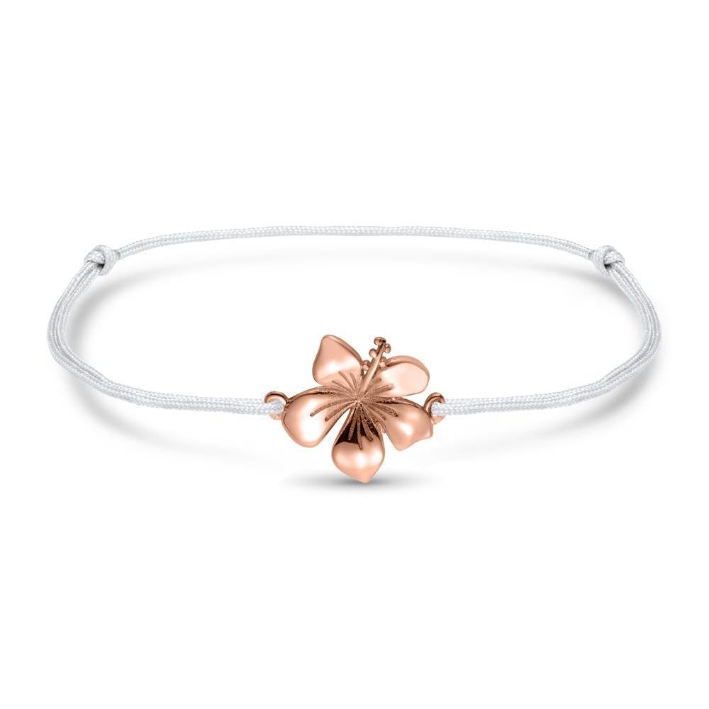 JEWLIX TXB0139-R ID-Armband Textil Hibiskus Rosé