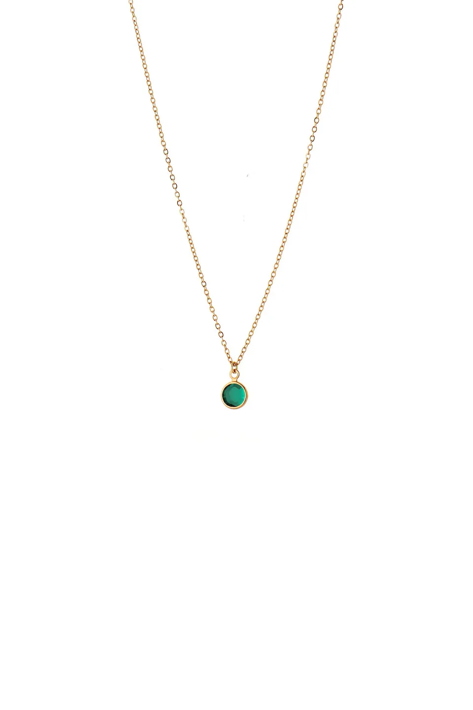 Joy by Corrine Smith Mai Halskette Gold Smaragd Kristall
