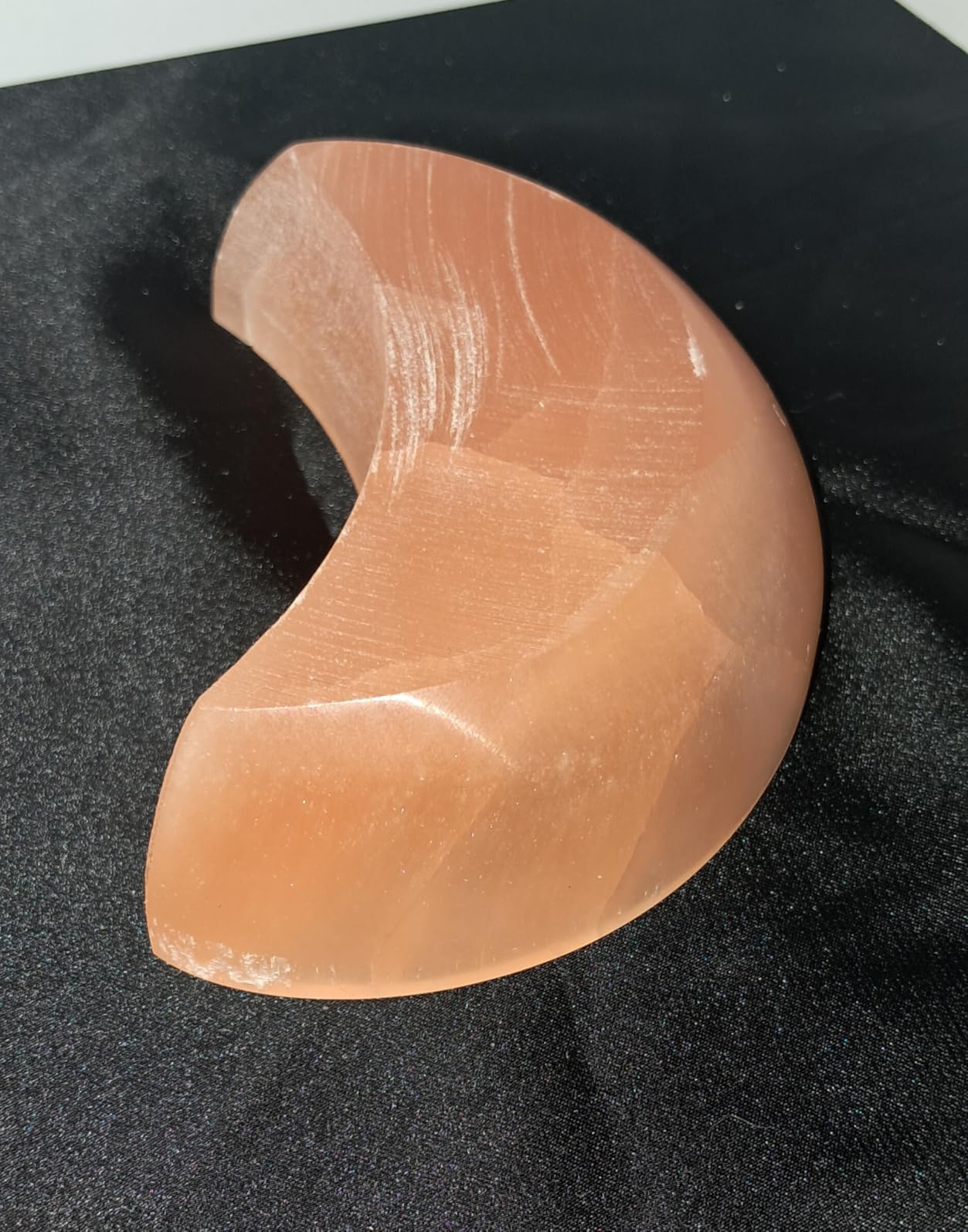 NKlaus Healing Crystals Selenit Mondschale 10x7cm