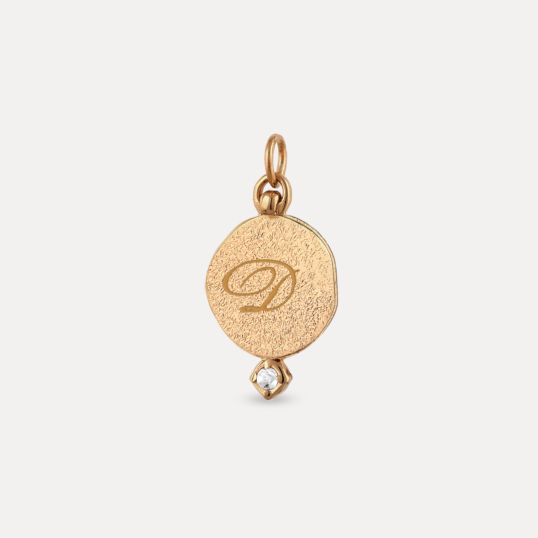 Stilnest Fluid Medallion Anhänger Saphir 585 Gold