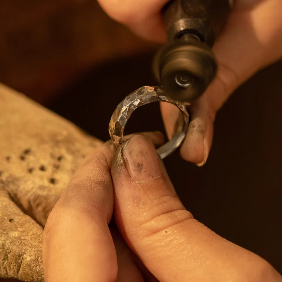 Stilnest Ring Produktion Ring Gold Vermeil Silber Atelier
