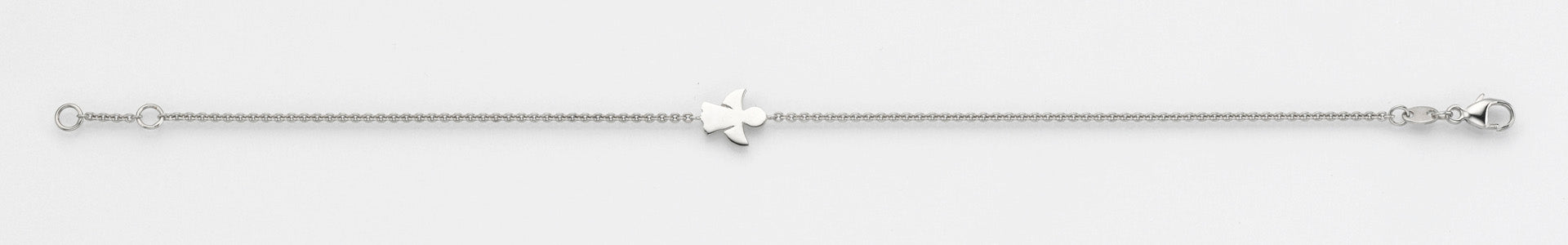 Eugen Rühle Armbänder 37.5110 Anker-Armband 590 Weißgold Engel