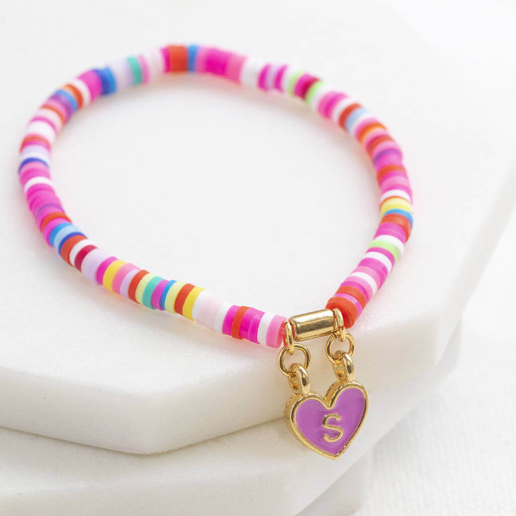 Joy by Corrine Smith Enamel Heart Armband Herz Bunt