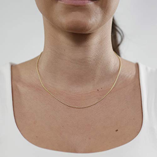 trendor Halsketten Ankerkette 333 Gold 1,5 mm 45 cm
