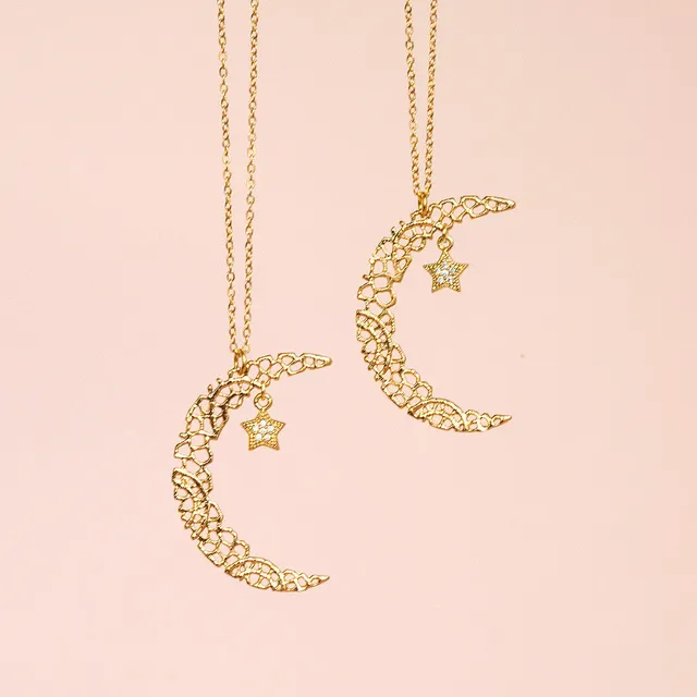 Joy by Corrine Smith Nova Mond Stern Halskette Gold limitiert