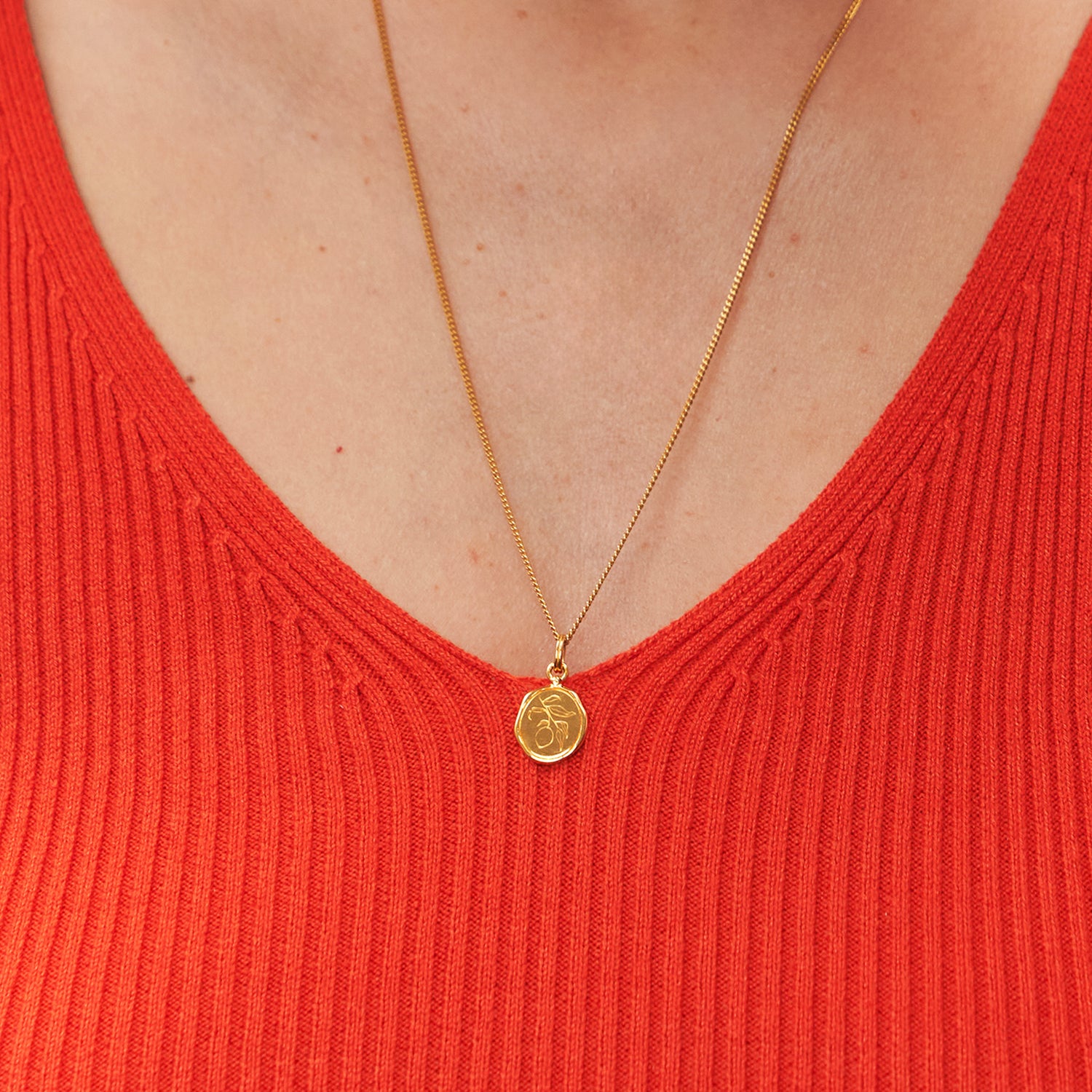 Stilnest Eden Lemon Seal Kette 585 Gold 45cm