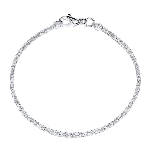 JEWLIX Königsarmbänder Königsarmband 925 Silber 23 cm 2 mm