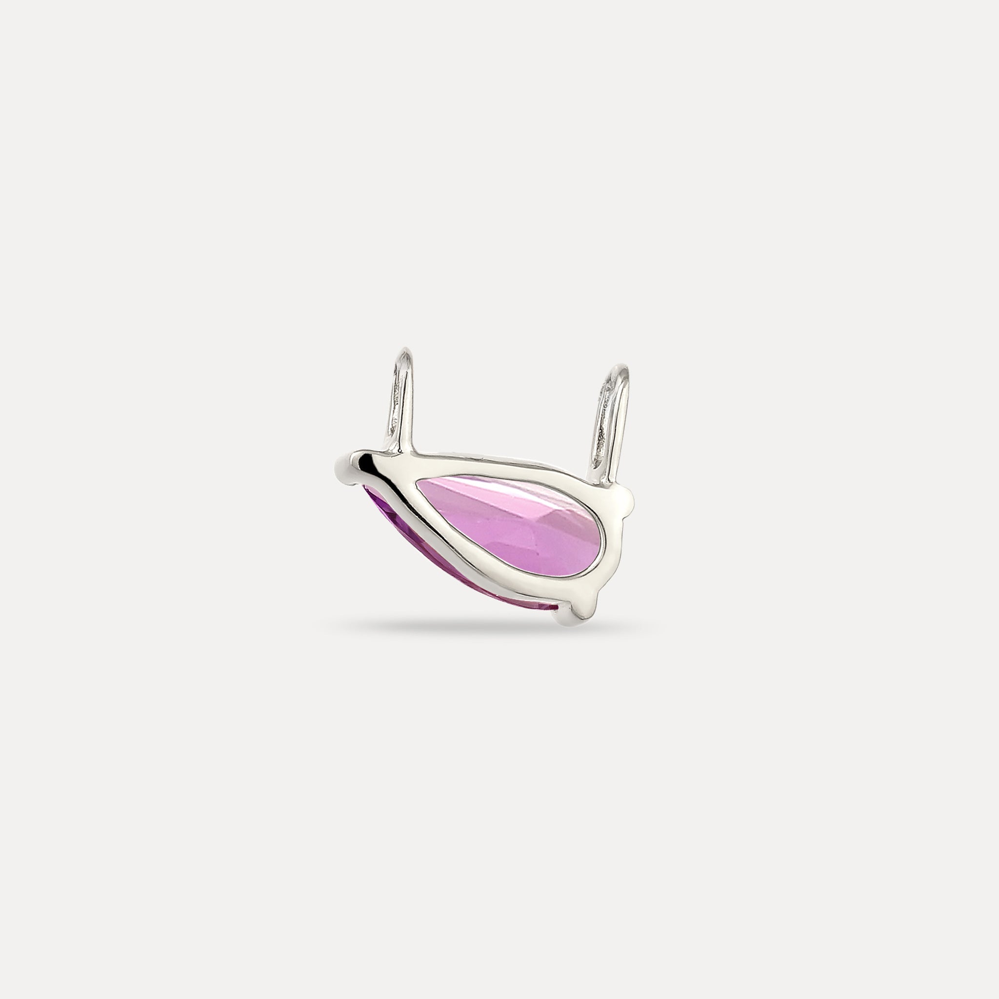 Stilnest Balance Drop Amethyst Anhänger 24k Gold Vermeil