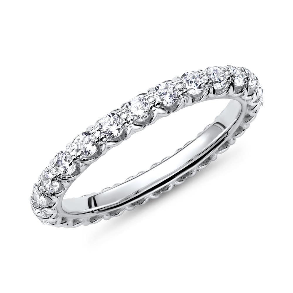 JEWLIX VR0052 Verlobungsring 925 Silber Größe 54 Zirkonia