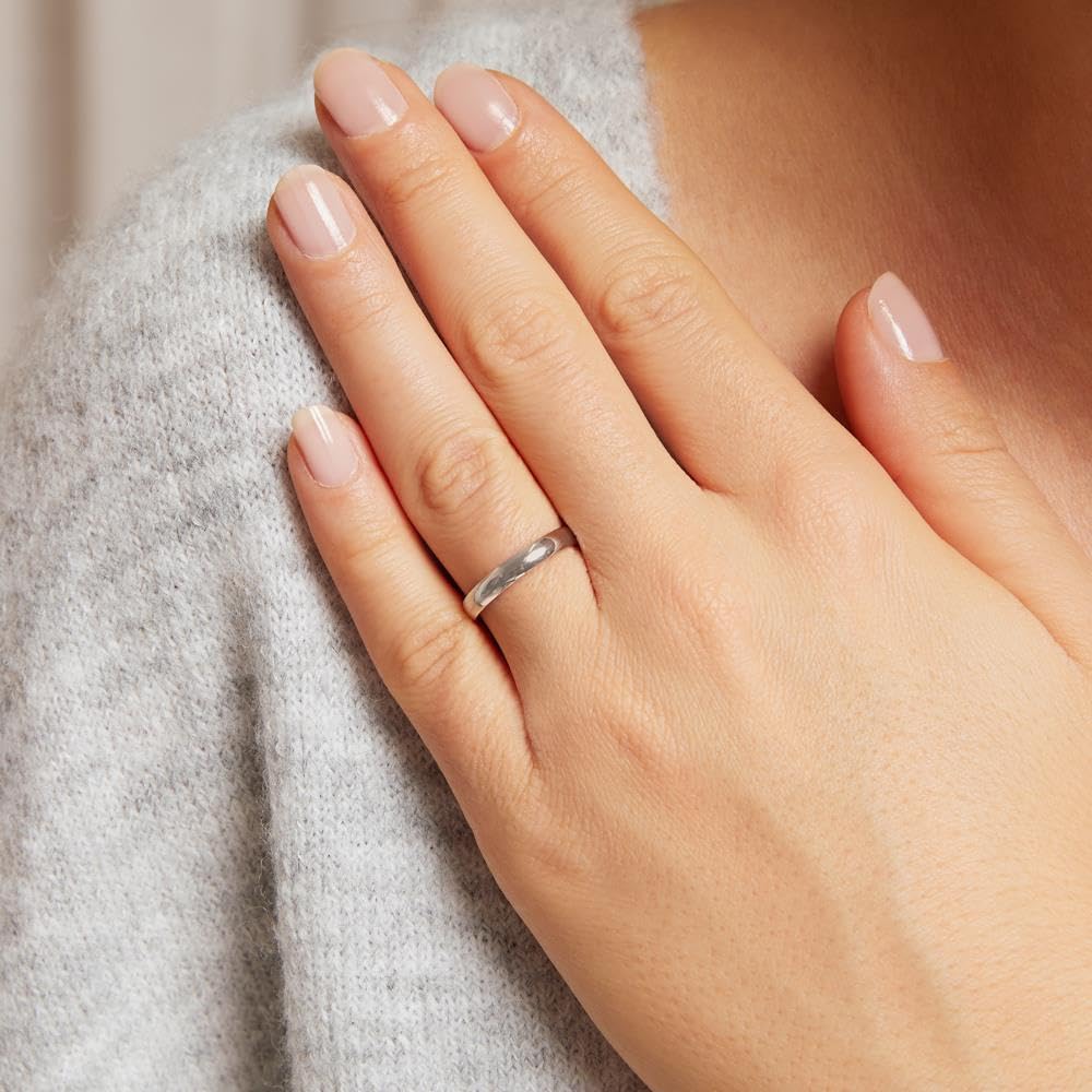 JEWLIX Herren Ring 14K Weißgold Größe 48