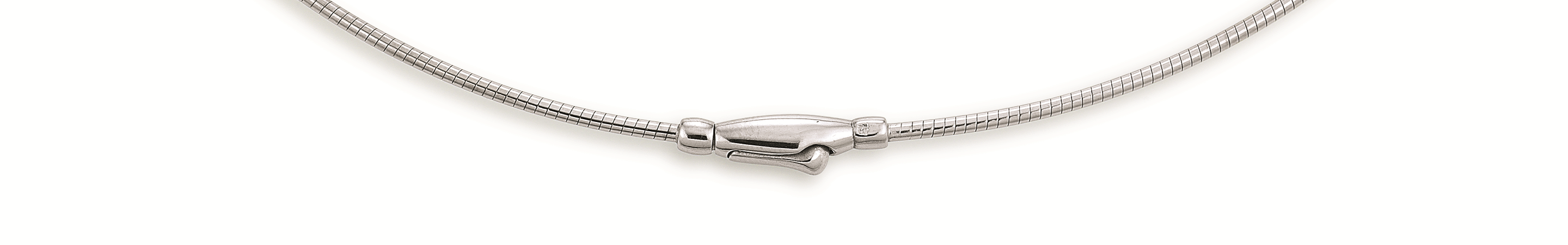 Eugen Rühle Omegakette rund 1,8mm Halskette 585 Gelbgold 45cm