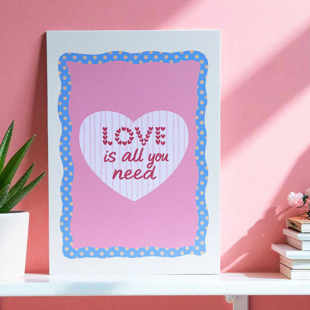 Joy by Corrine Smith Love Is All You Need Print A5