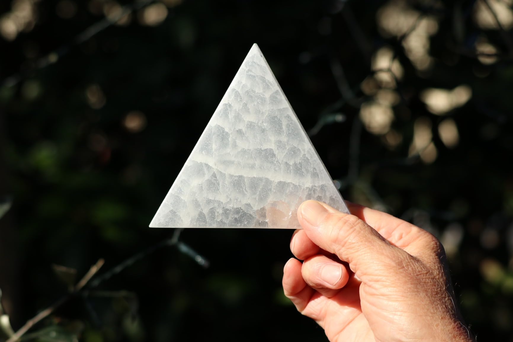 NKlaus Healing Crystals Selenit Aufladeplatte 12 cm 1 Stück