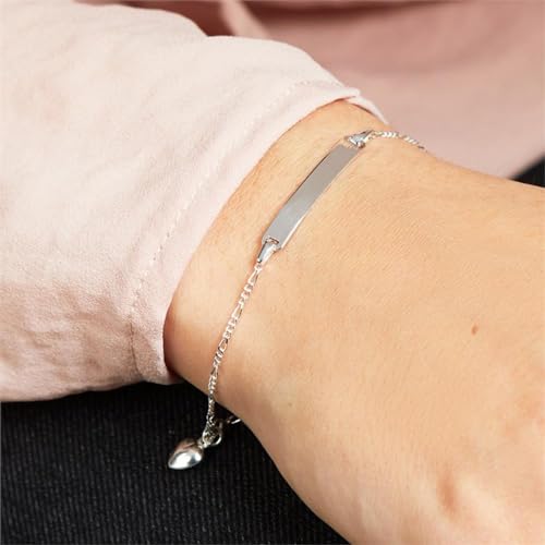 JEWLIX ID-Armbänder ID1012 Armband Silber 16 cm