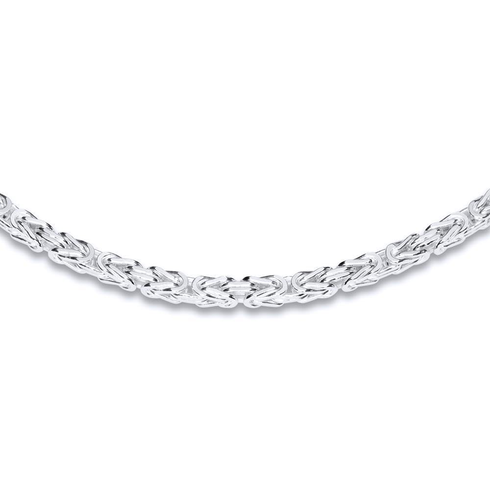 JEWLIX Königsketten 2,5mm Silber Halskette 45cm
