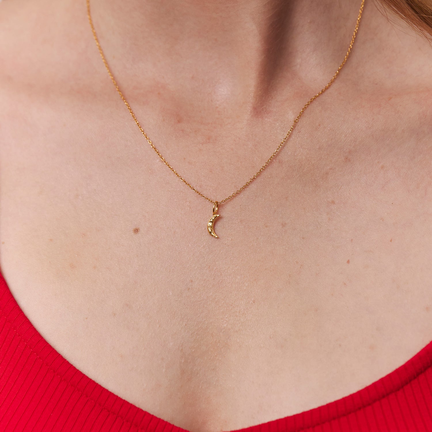 Stilnest Lunar Eclipse Anhänger 24k Gold Vermeil