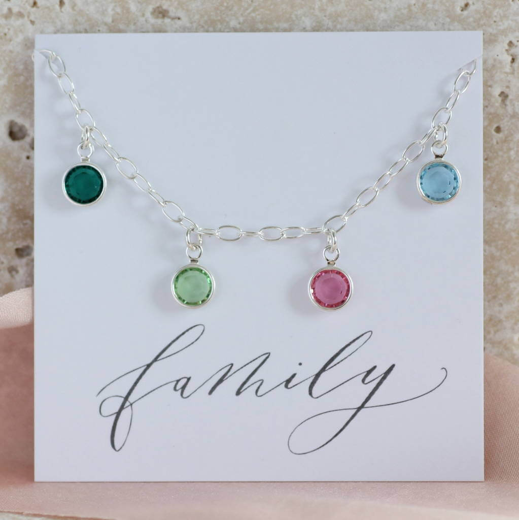 Joy by Corrine Smith Family Armband Silber mit Geburtsstein