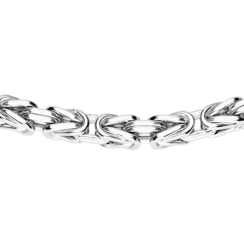 JEWLIX Königsarmband 3mm Armband Silber 23 cm rhodiniert