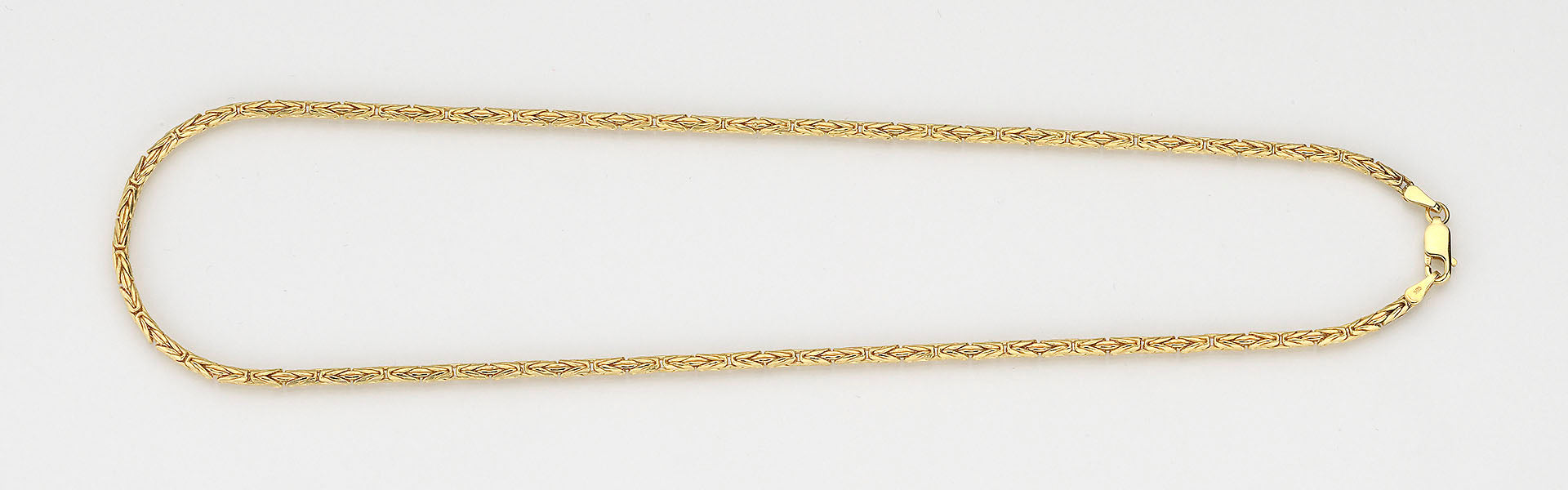 Eugen Rühle Königskette rund 2,4mm Halskette 45cm 585 Gold
