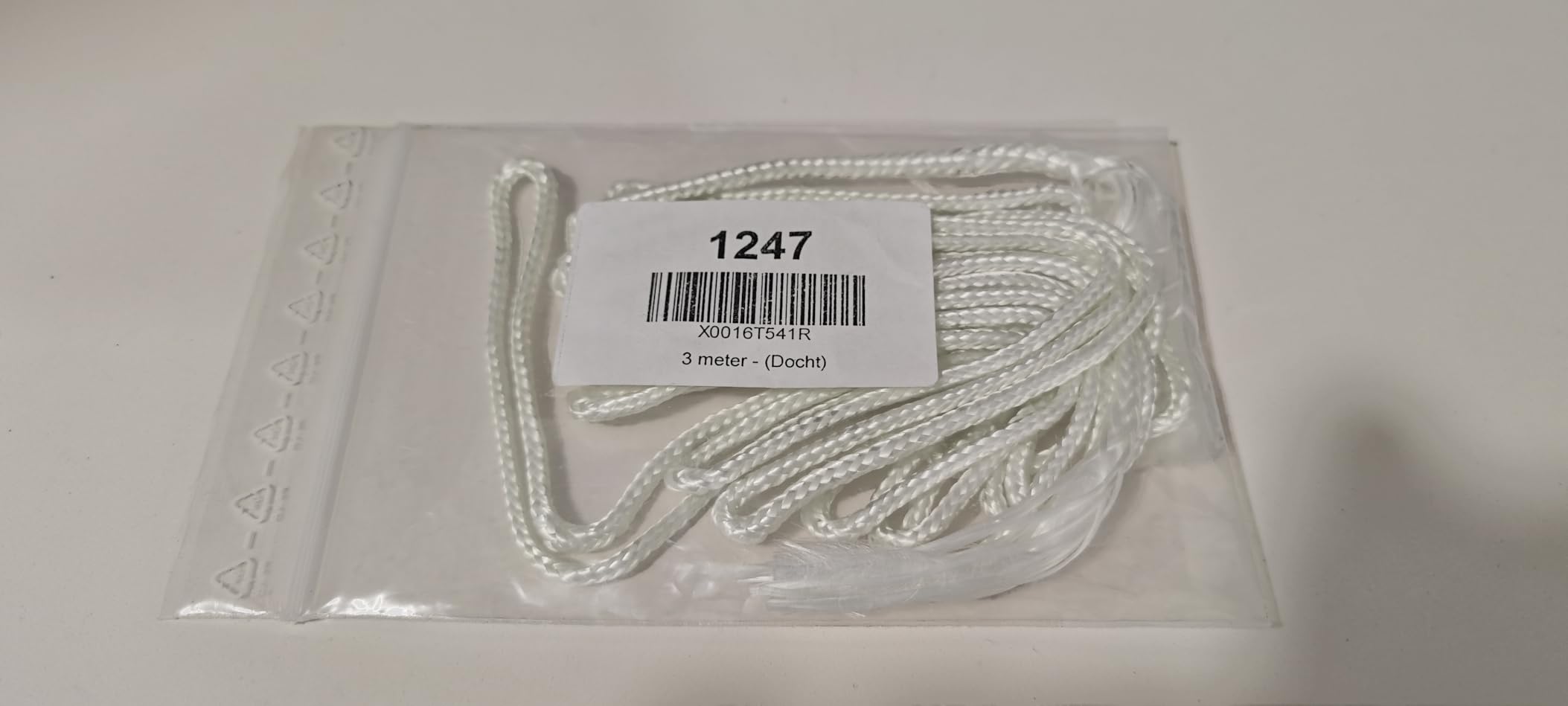 NKlaus Wicks Glasfaserdocht rund 2,5 mm 3 m