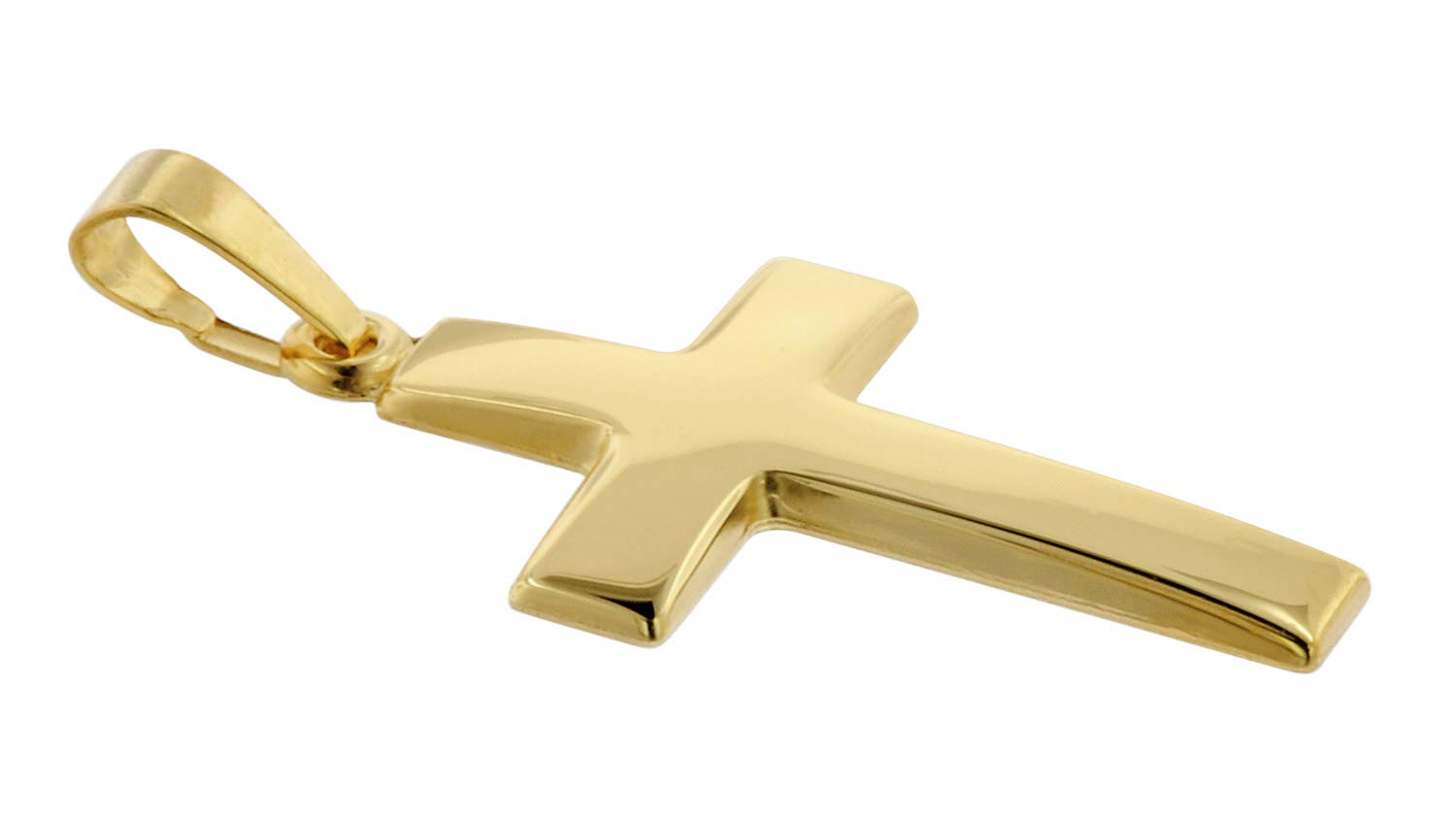 trendor Anhänger Kreuz 08610 Gold 585 21 mm