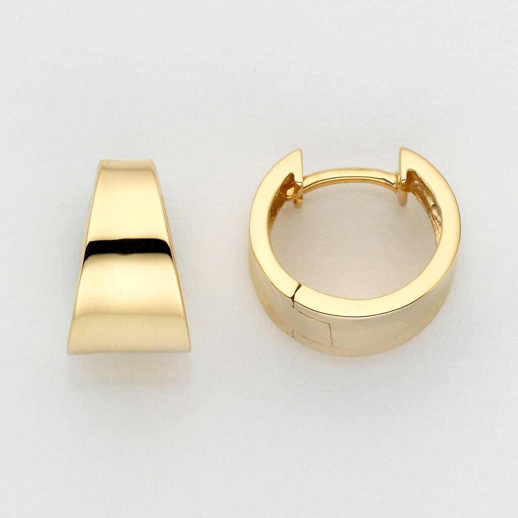 Eugen Rühle Ohrschmuck 80.7888 Creolen Weißgold konisch 13,2 mm